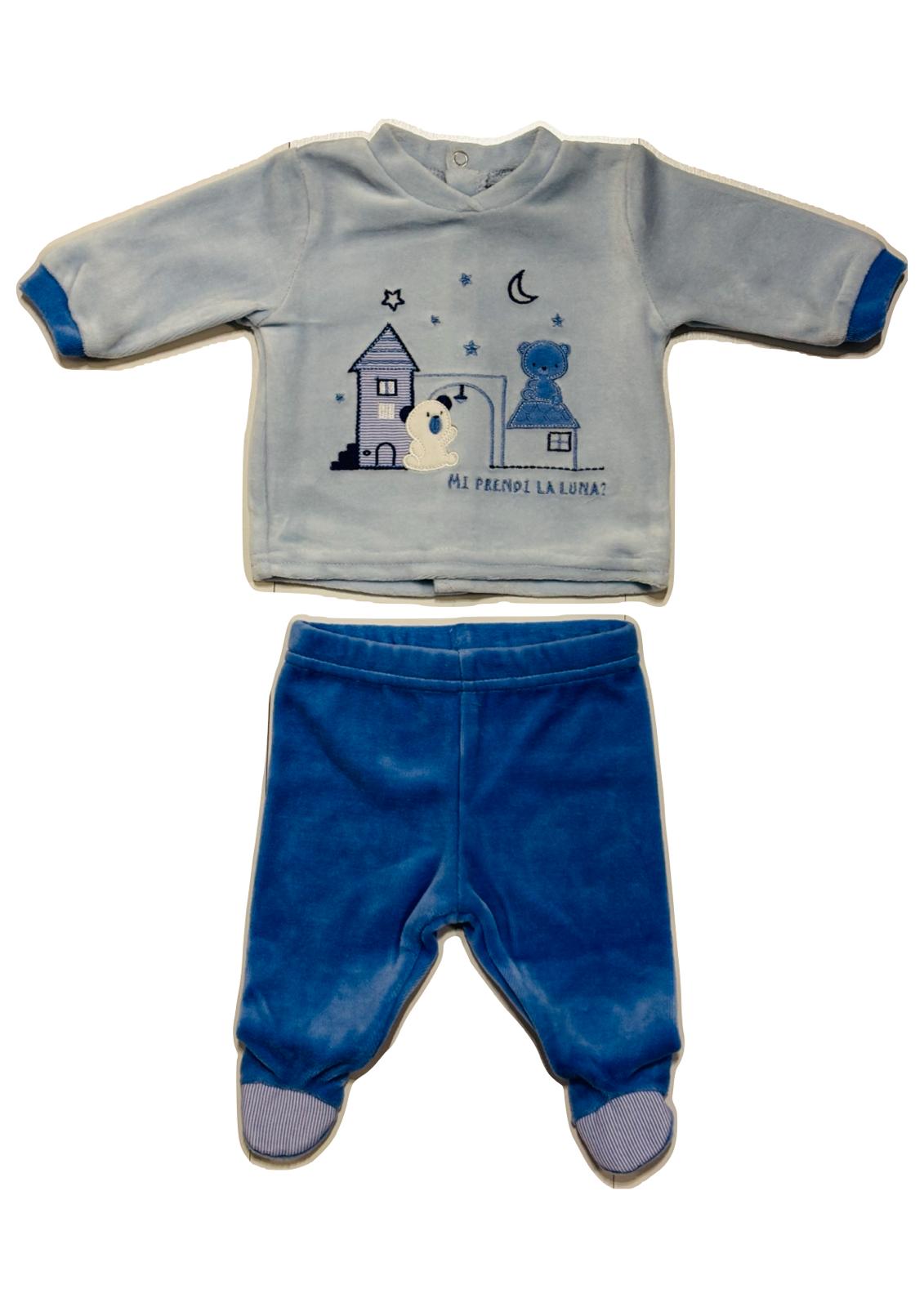Completo Neonato in ciniglia ELLEPI