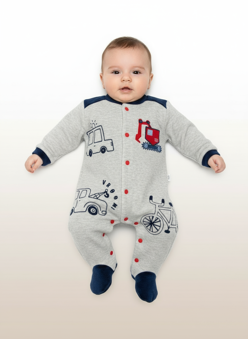 Tutina Neonato in ciniglia ELLEPI
