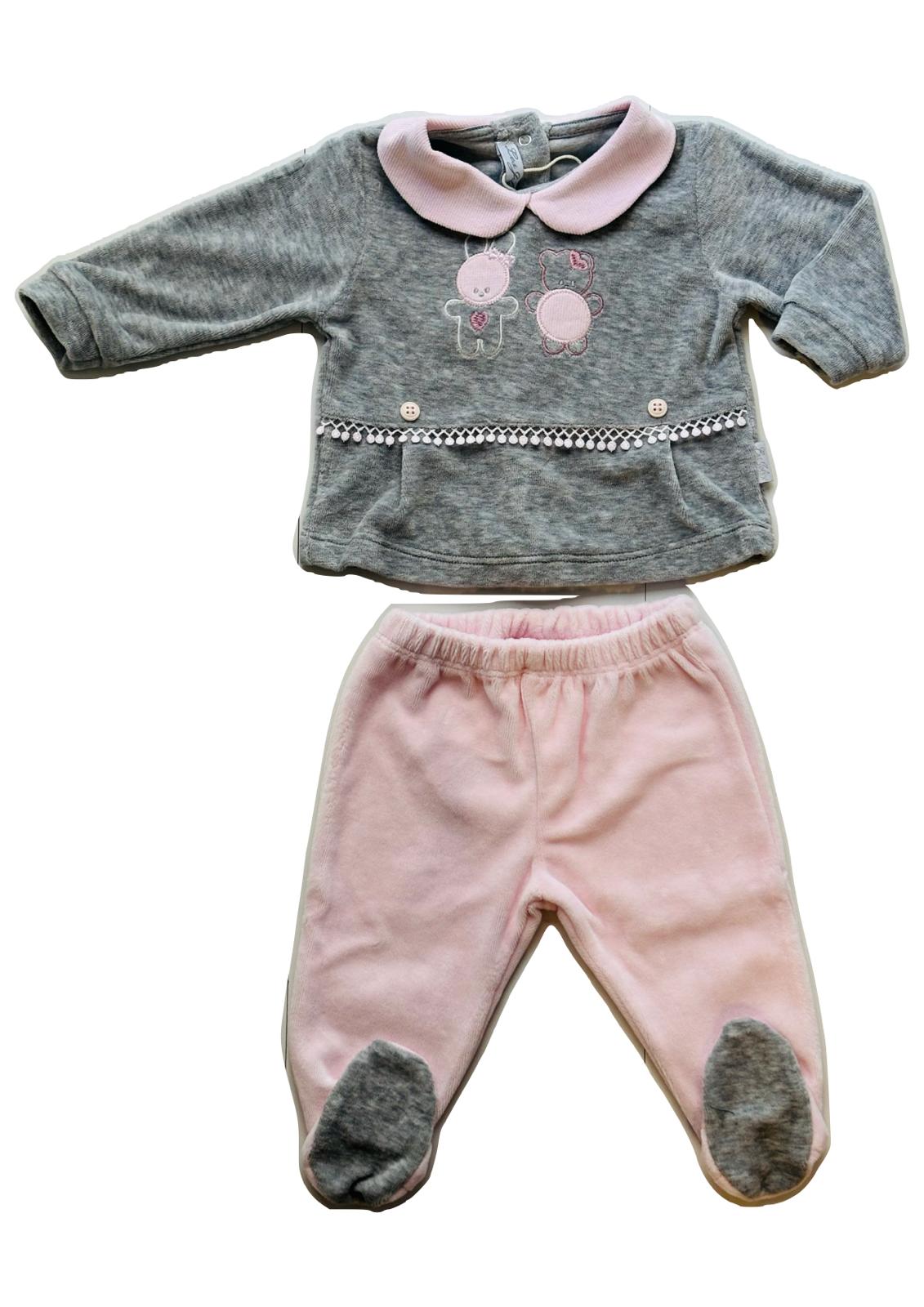 Completo Neonata in ciniglia LES JOLIES