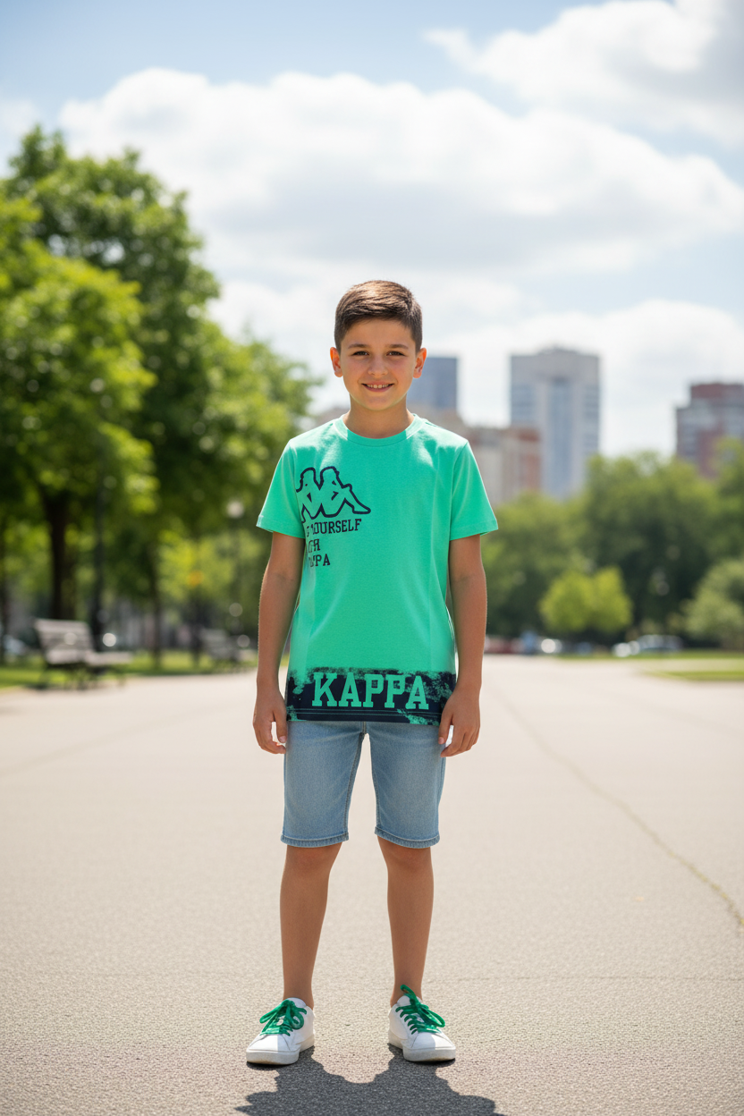 T-Shirt Ragazzo manica corta KAPPA - Taglia 10 anni