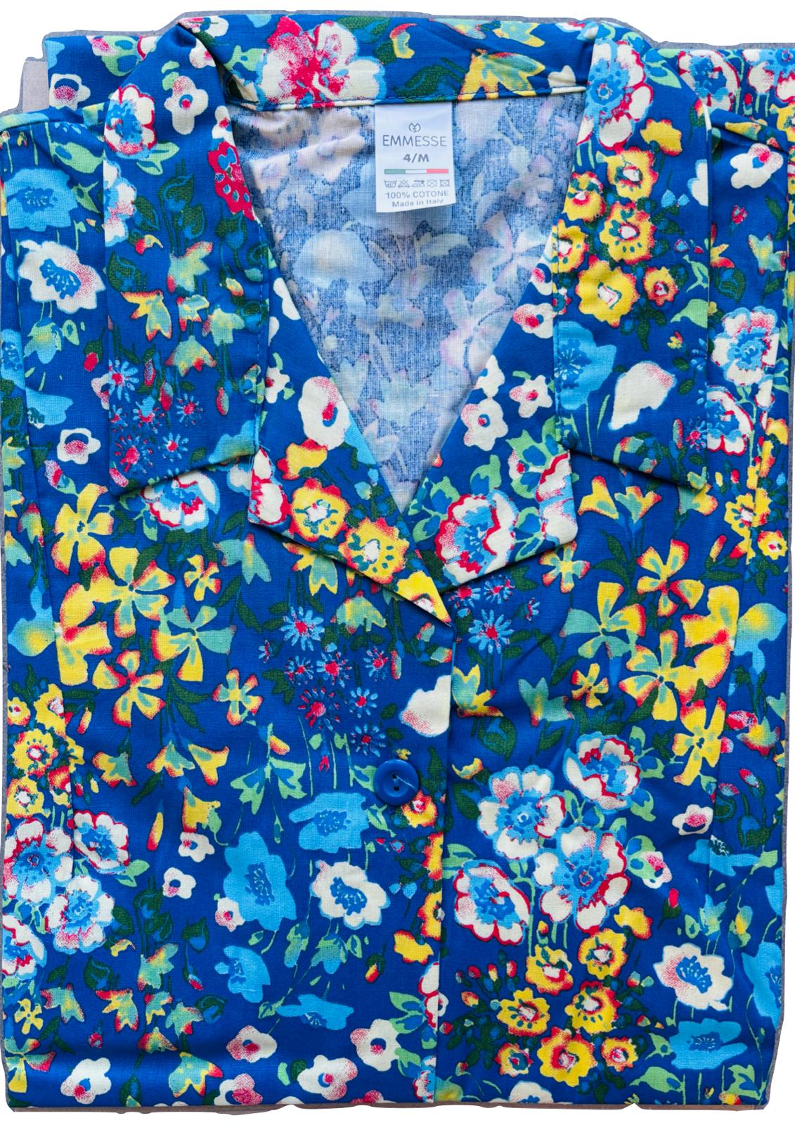 Vestaglietta donna mezza manica 100% cotone EMMESSE