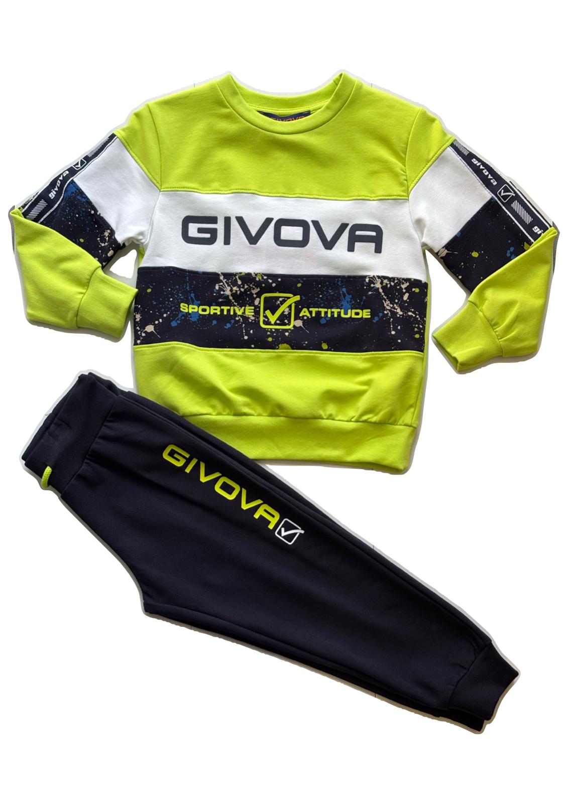 Tuta bambino in cotone garzato GIVOVA