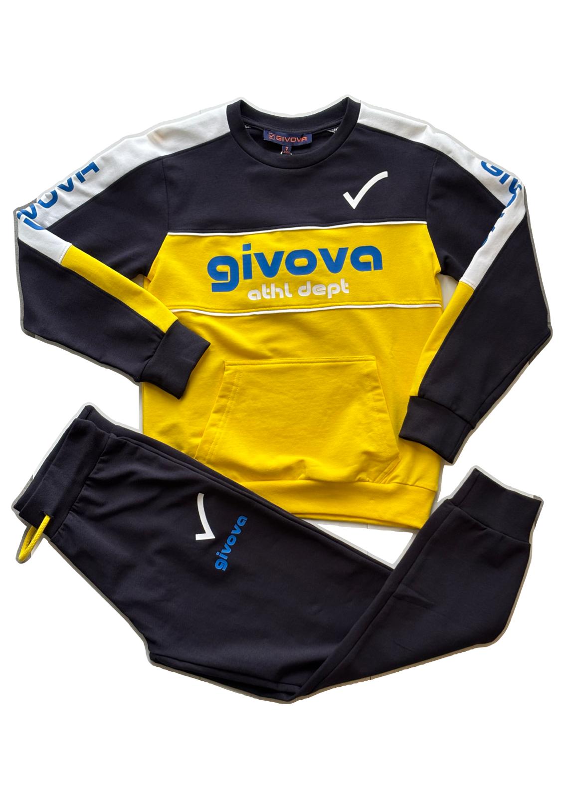 Tuta bambino in cotone garzato GIVOVA