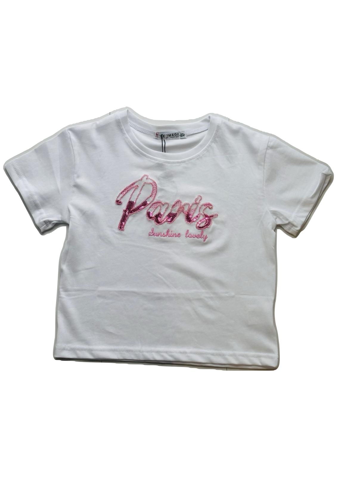 T-shirt bambina e ragazza “Paris” MISS IMAGE