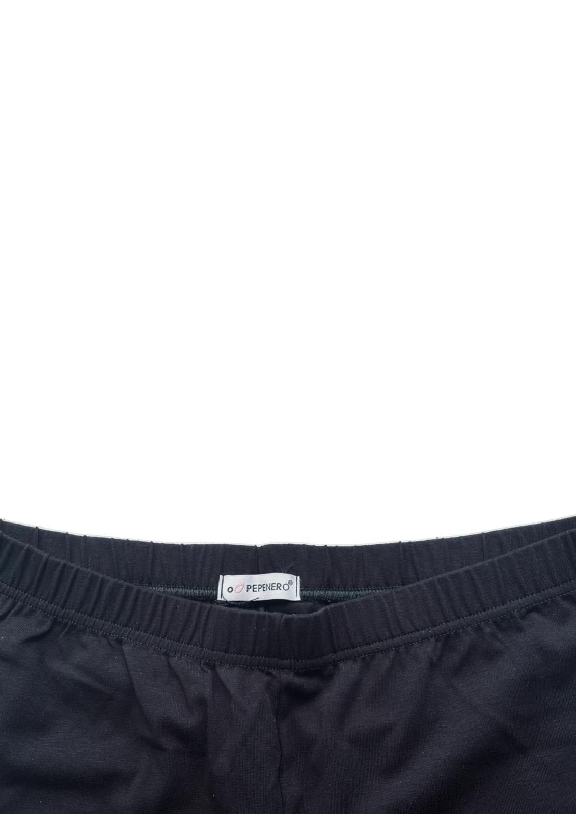 Leggins corto pinocchietto in cotone bielastico PEPENERO