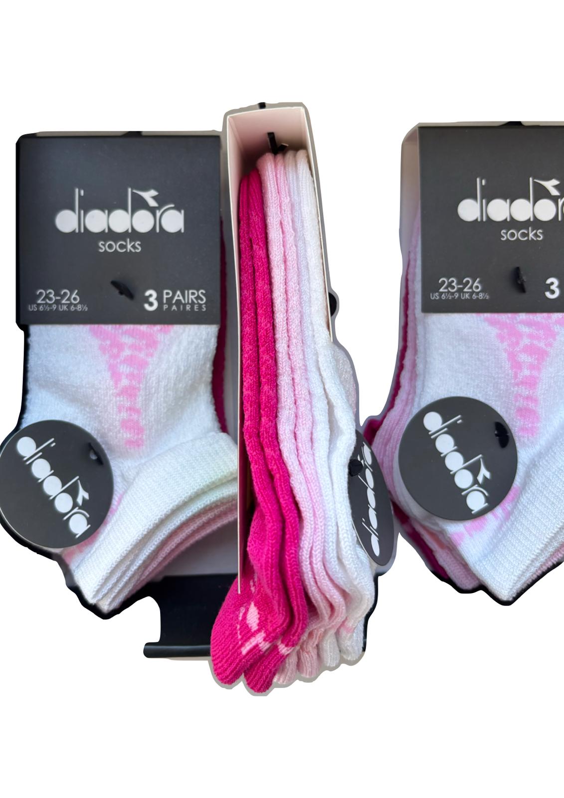 Set da 3 Calzini Bambina Fantasmini Colorati DIADORA