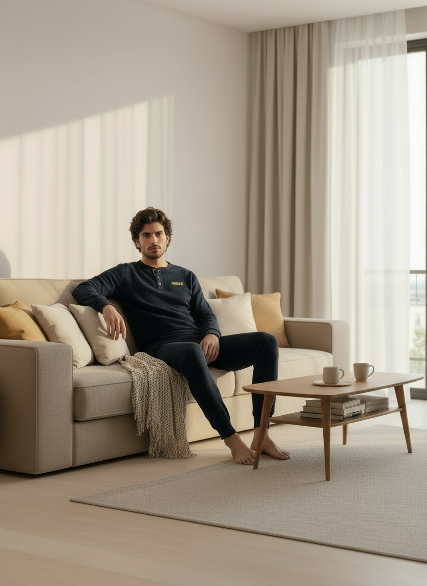 Pigiama Uomo in Cotone Interlock LEGEA Homewear