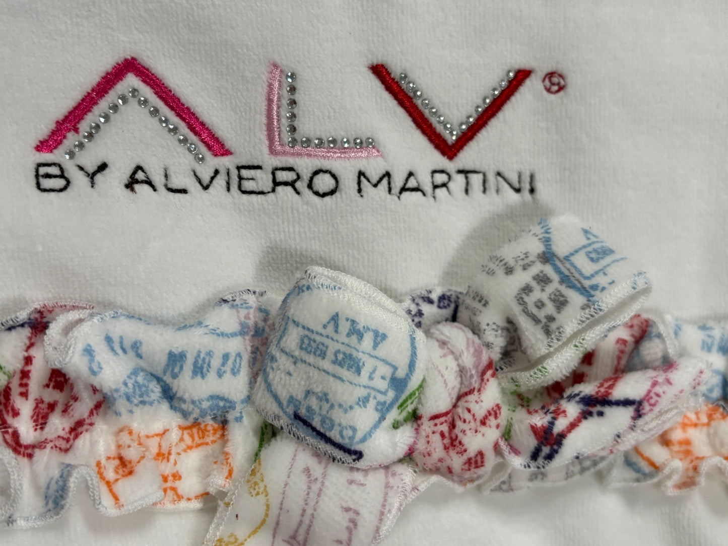 Coperta in ciniglia imbottita per carrozzina Neonata Alviero MARTINI