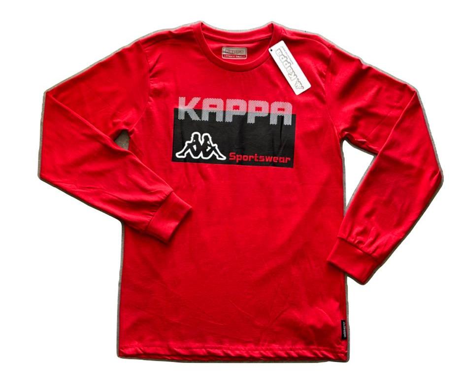 T-Shirt Bambino e Ragazzo manica lunga con stampa KAPPA