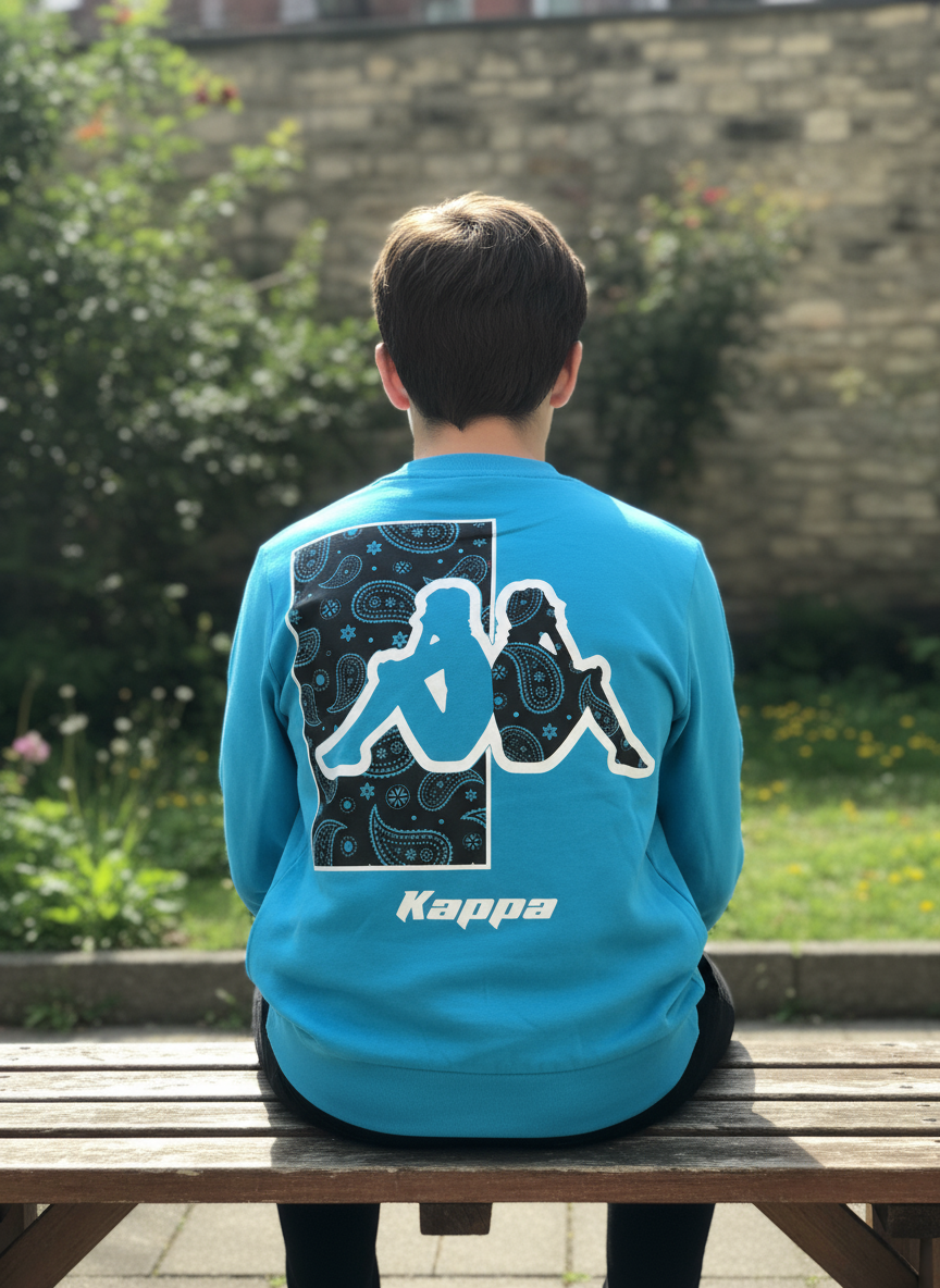 Tuta ragazzo in cotone garzato KAPPA - Taglie 8 e 14 anni