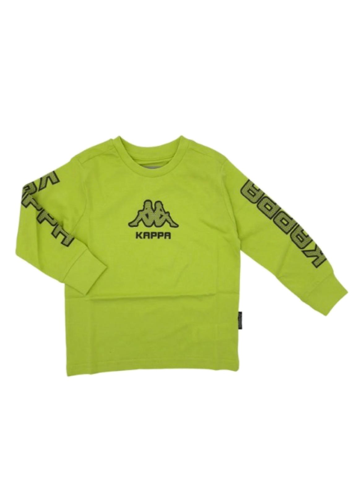 T-Shirt Bambino e Ragazzo manica lunga con stampa KAPPA - Taglia 7 anni