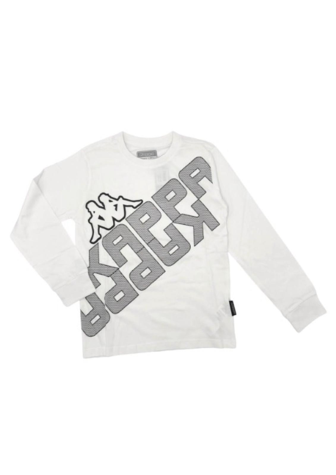 T-Shirt bambino e ragazzo manica lunga con stampa KAPPA