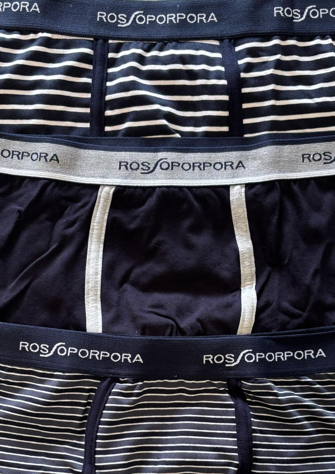 Tripack boxer con elastico stampato fantasie varie a righe ROSSOPORPORA