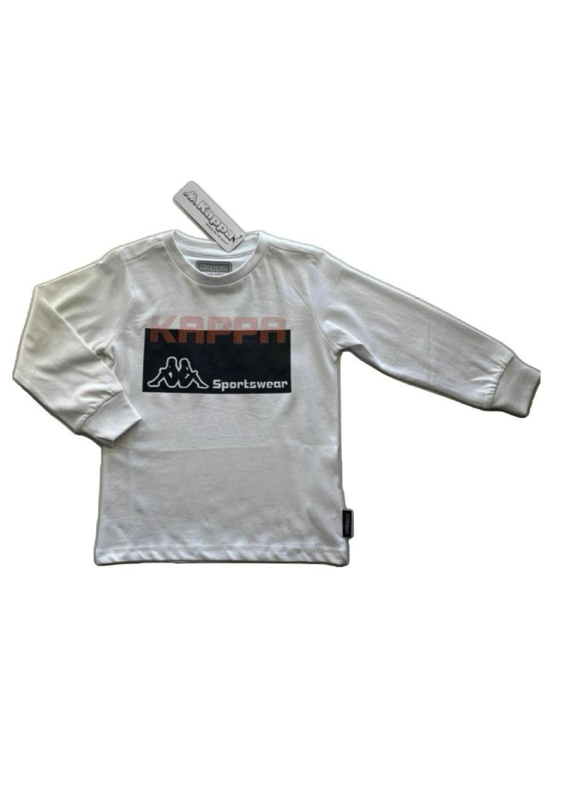 T-Shirt bambino manica lunga con stampa KAPPA