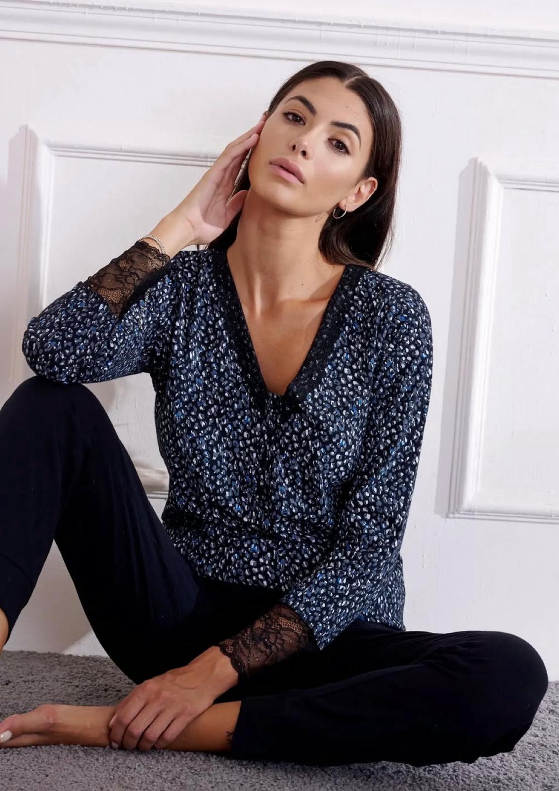 Pigiama donna caldo cotone ORONERO