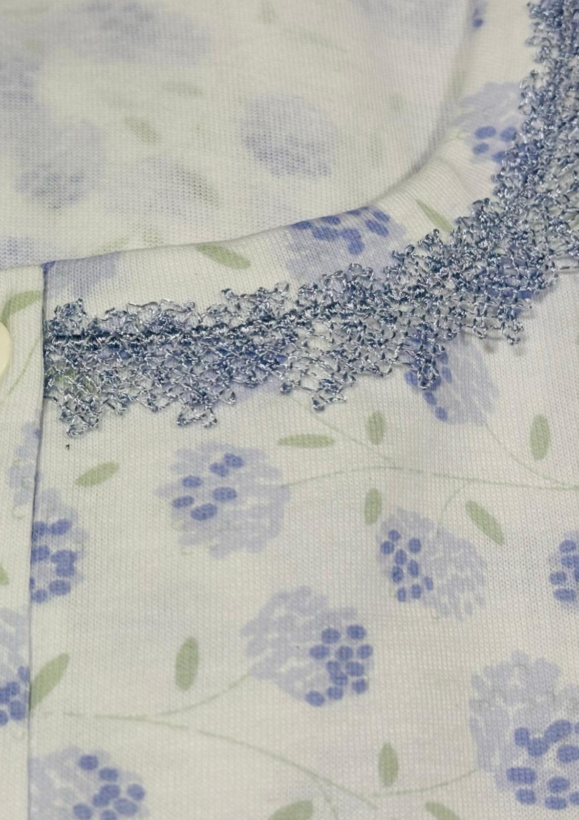 Pigiama aperto donna manica lunga jersey LINCLALOR - Taglia 56