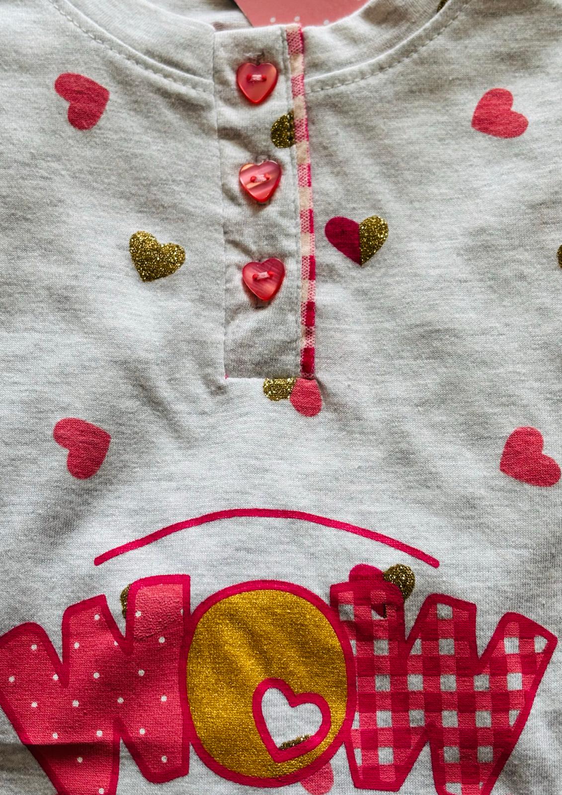 Pigiama Bambina manica lunga Cotone jersey IRGE -Taglia 9/10 anni