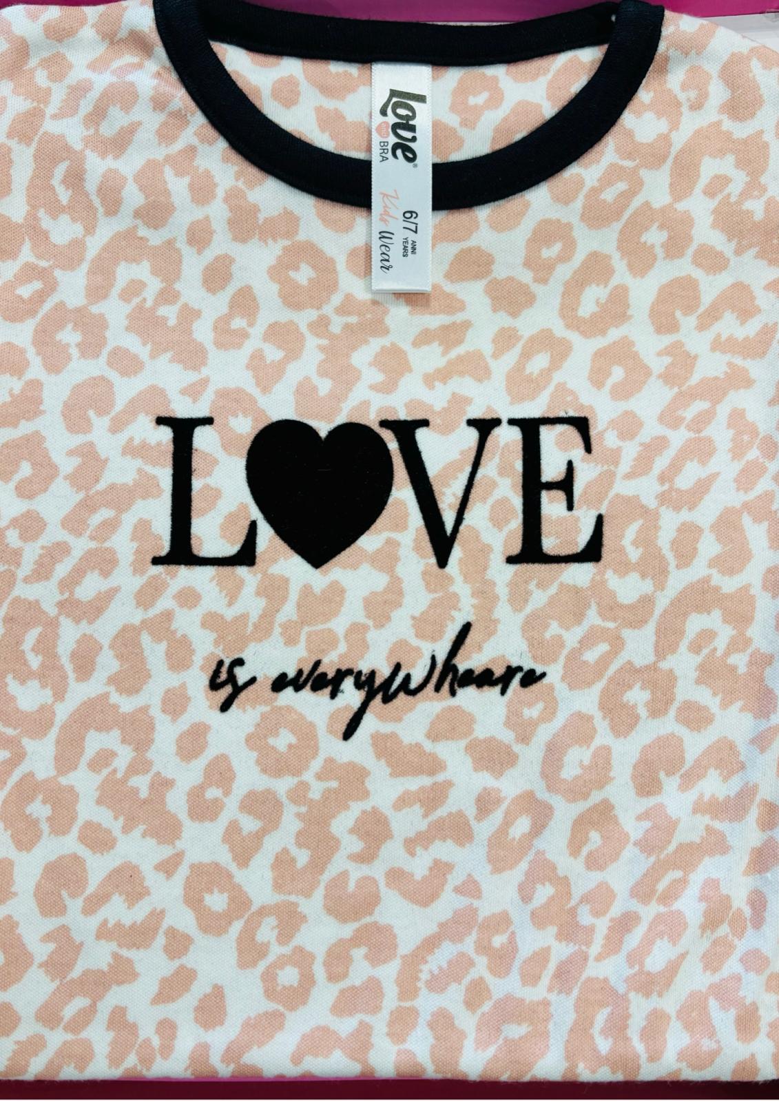 Pigiama Bambina manica lunga LOVE&BRA