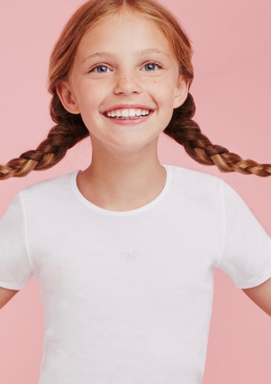 T-Shirt Mezza Manica Cotone Bambina BA4258 ELLEPI