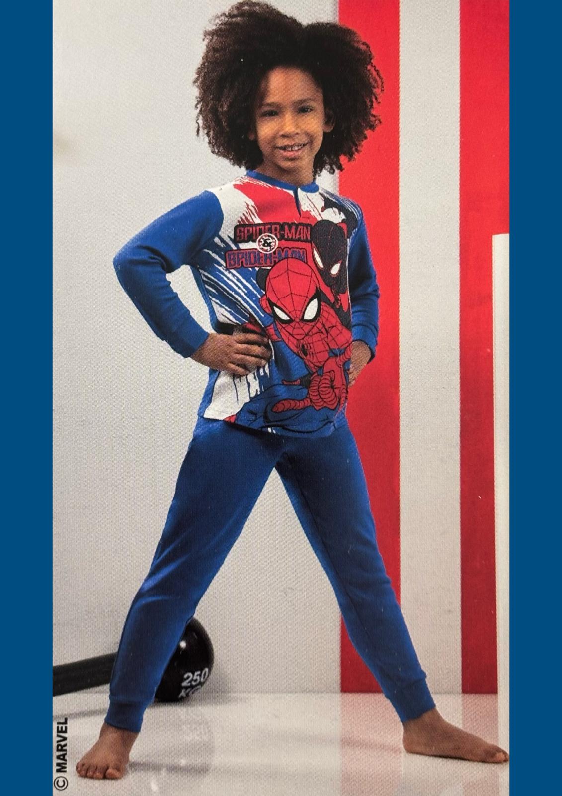Pigiama Bambino manica lunga Cotone Interlock Spiderman