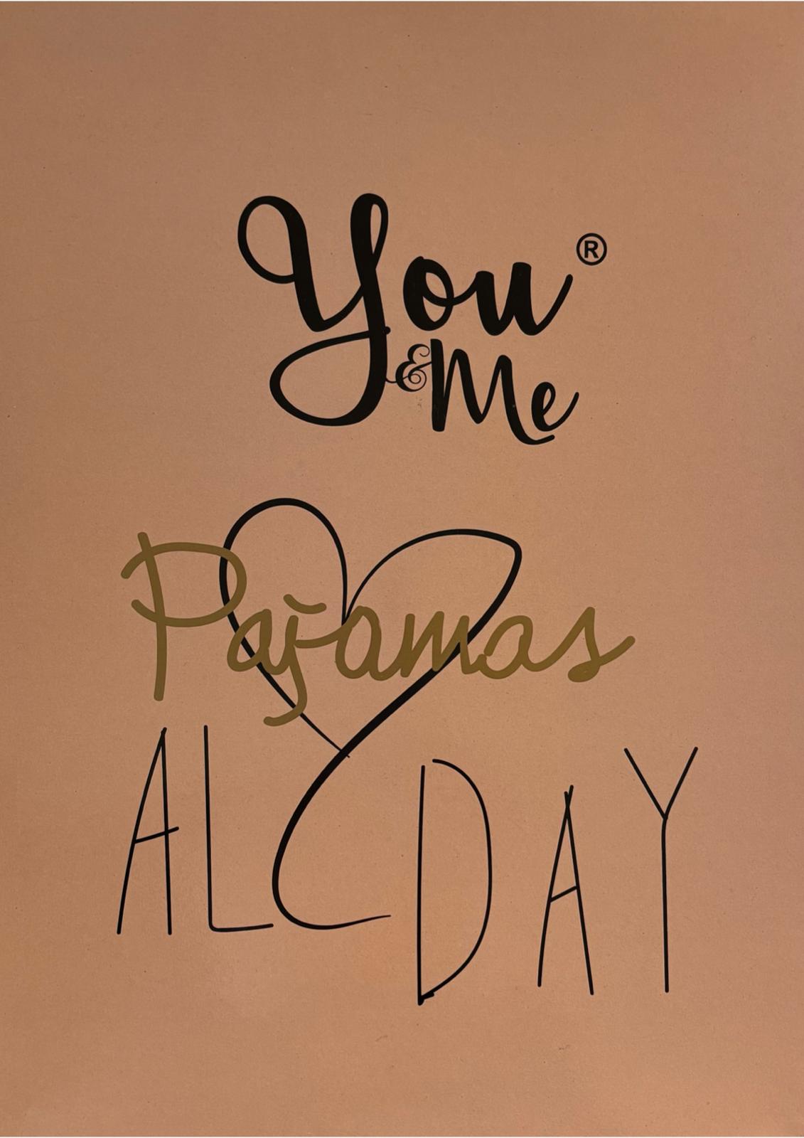 Pigiama ragazza caldo cotone YOU&ME