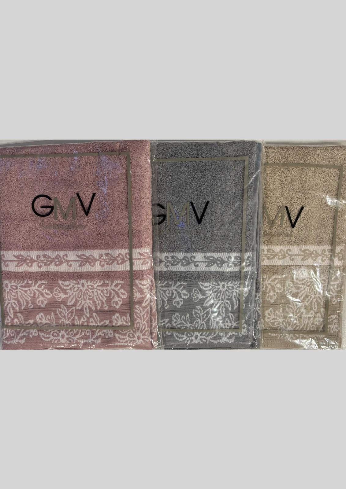 Coppia di asciugamani 1+1 Cotone Jacquard GMV