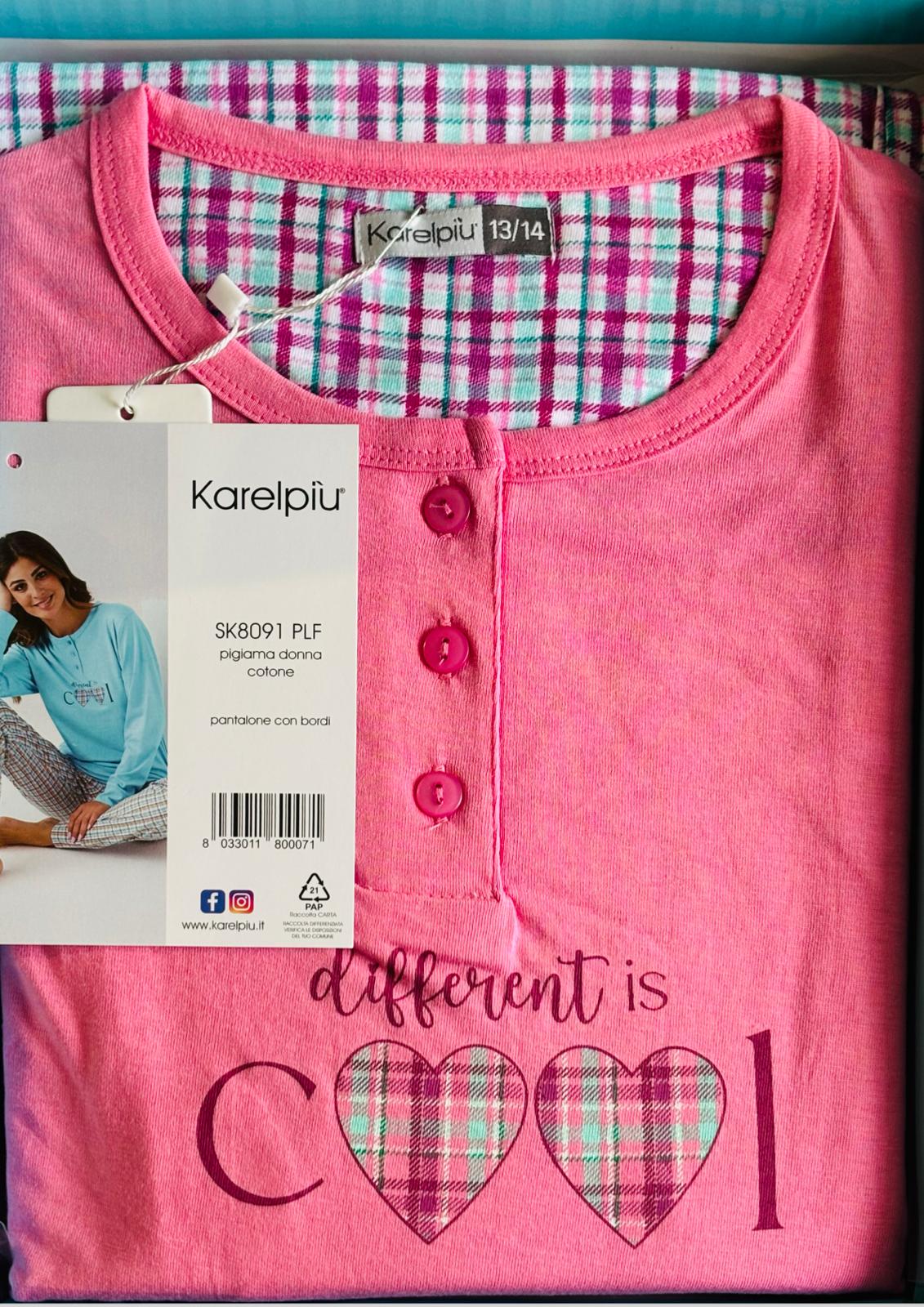 Pigiama Ragazza in cotone jersey KARELPIU'