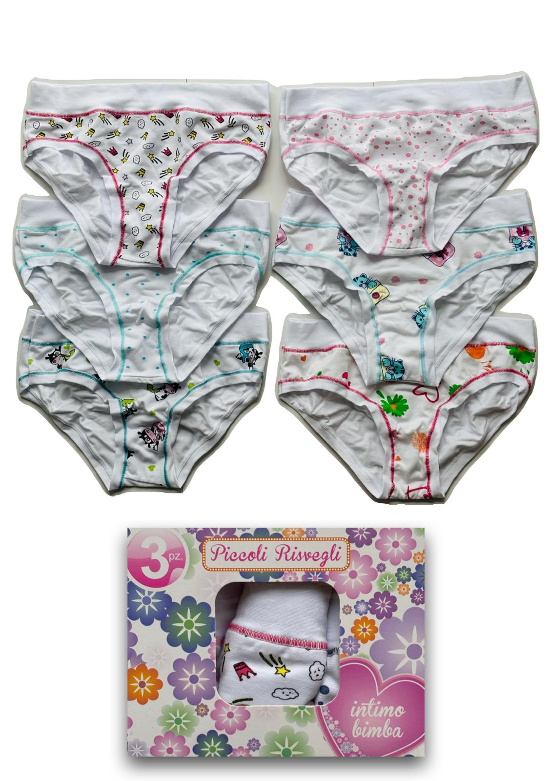 Tripack Slip Bimba e Ragazza PICCOLI RISVEGLI