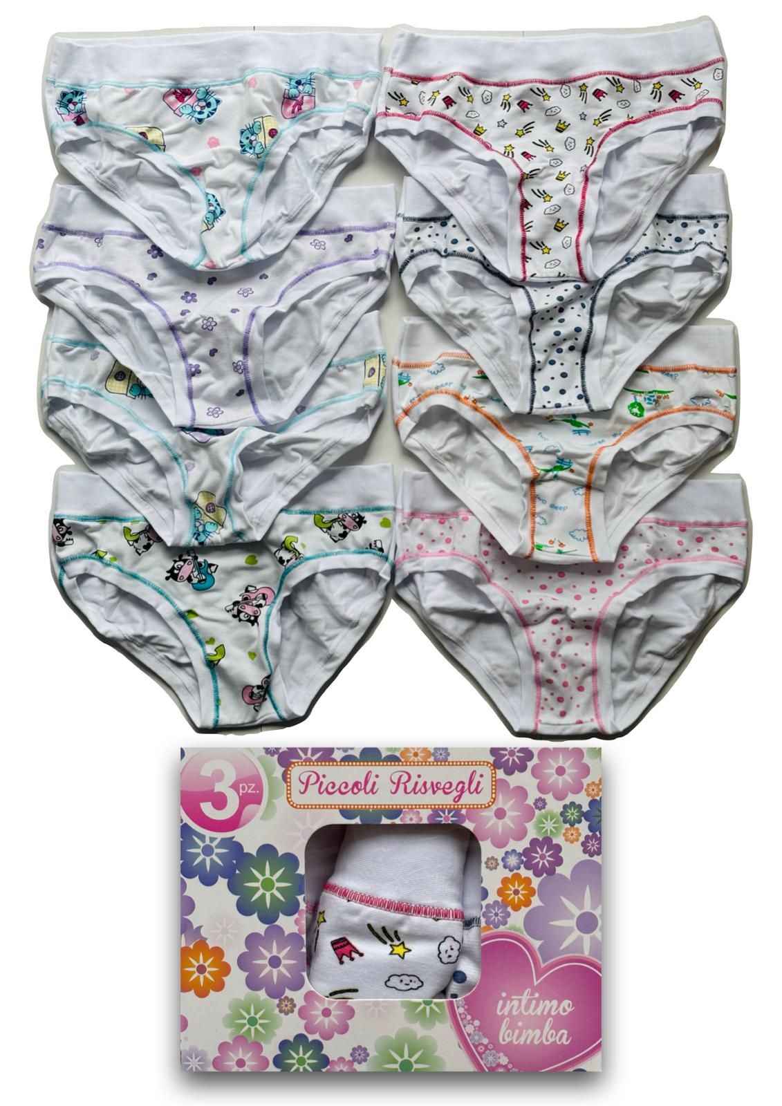 Tripack Slip Bimba e Ragazza PICCOLI RISVEGLI