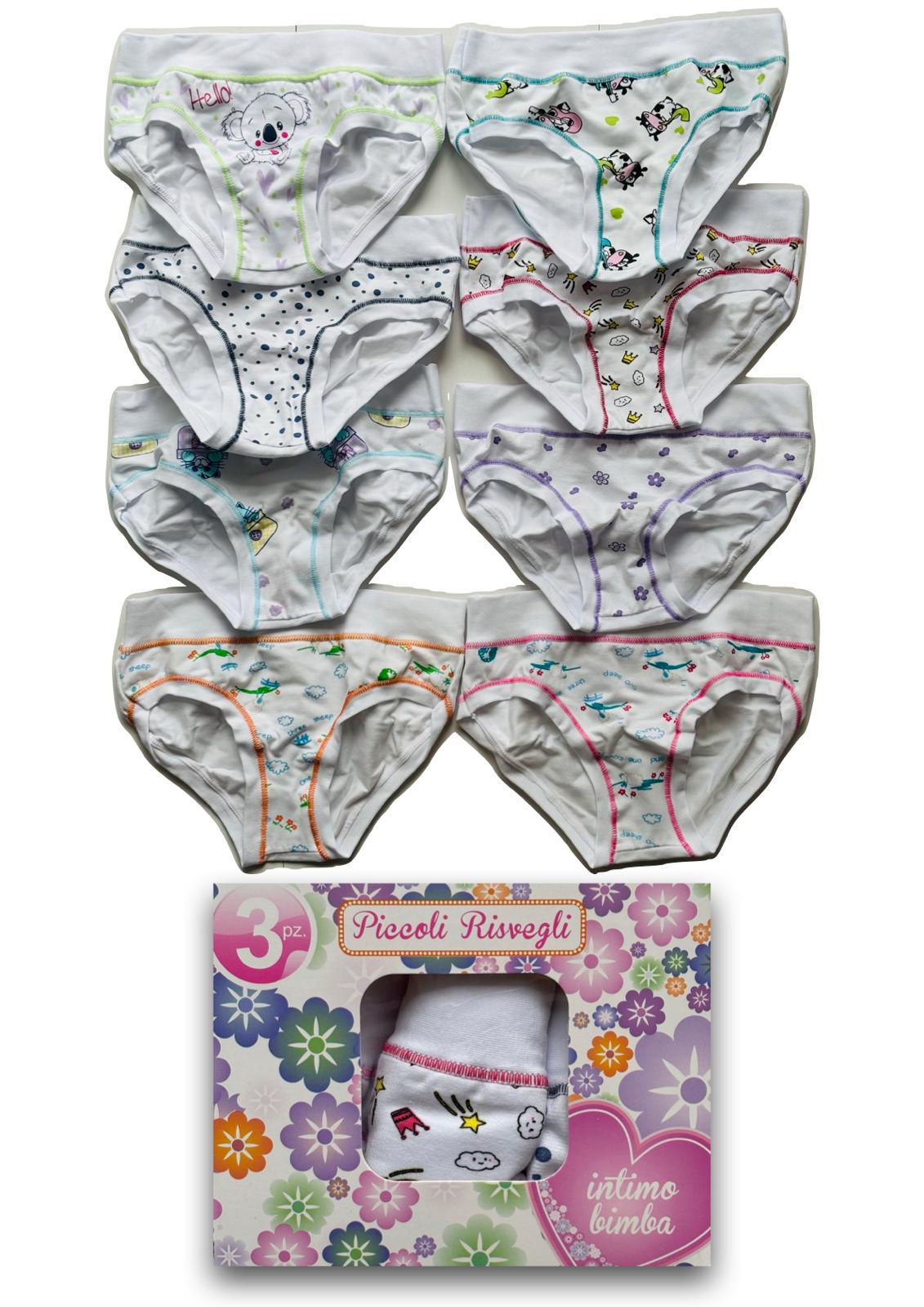Tripack Slip Bimba e Ragazza PICCOLI RISVEGLI