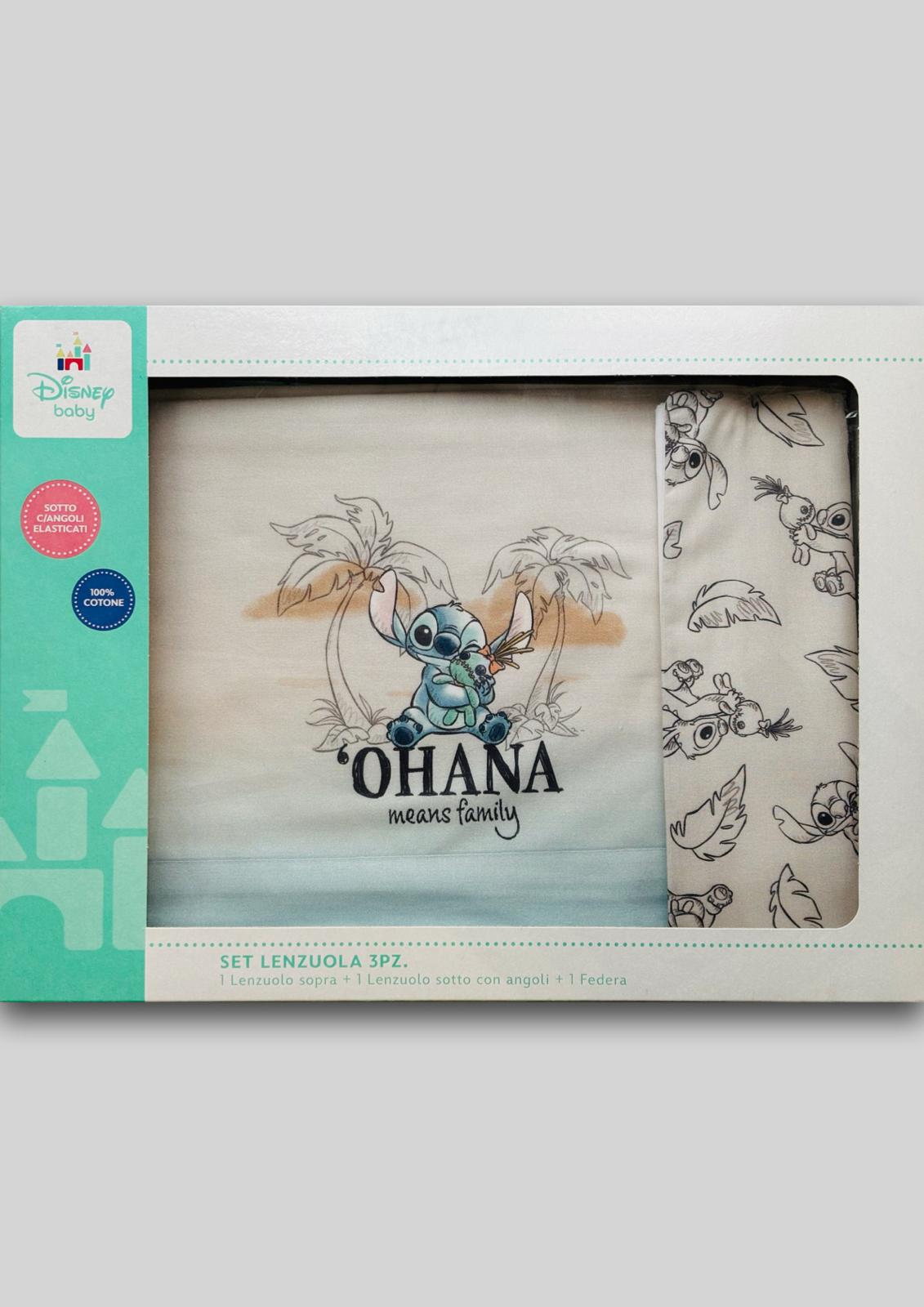 Set 3 pezzi Lettino Stitch DISNEY ELLEPI