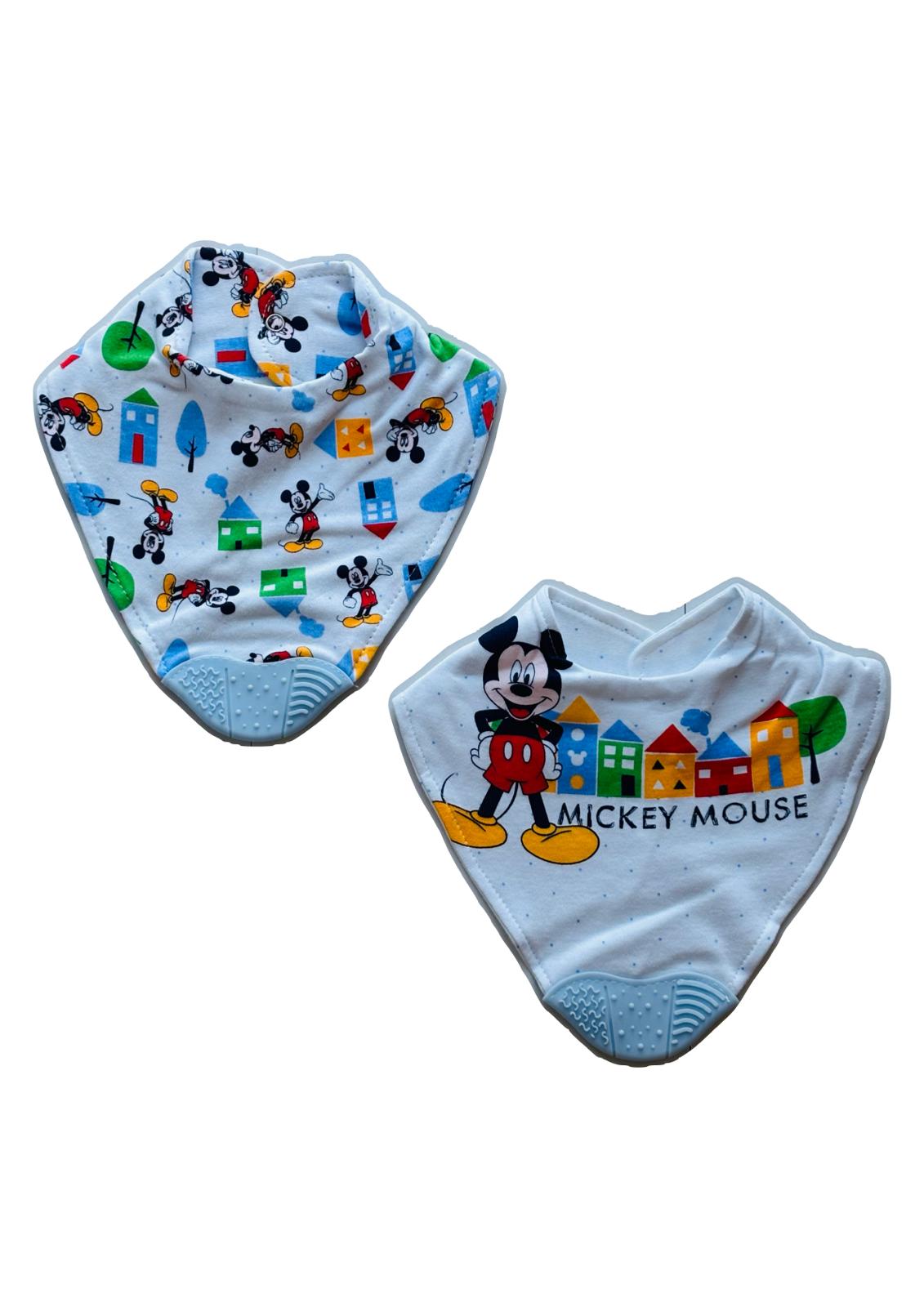 Set 2 Bavette a bandana con massaggia gengive Disney ELLEPI