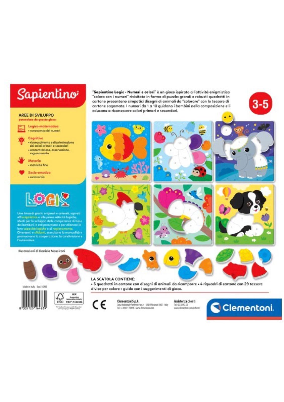 Sapientino Logic Numeri e Colori CLEMENTONI