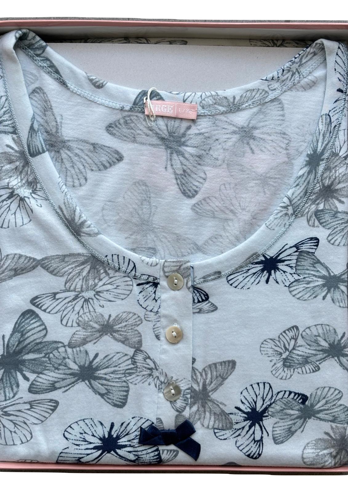 Camicia da notte in jersey spalla larga IRGE