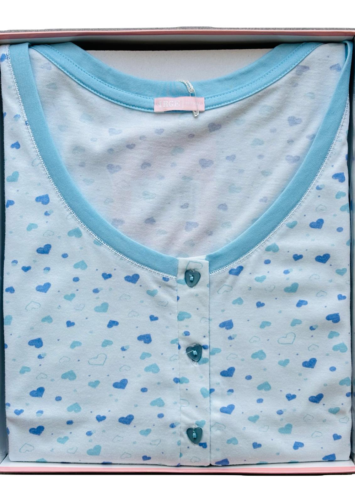 Camicia da notte in jersey spalla larga IRGE