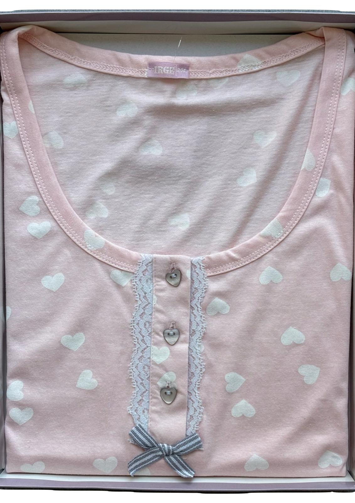Camicia da notte in jersey spalla larga taglie calibrate IRGE