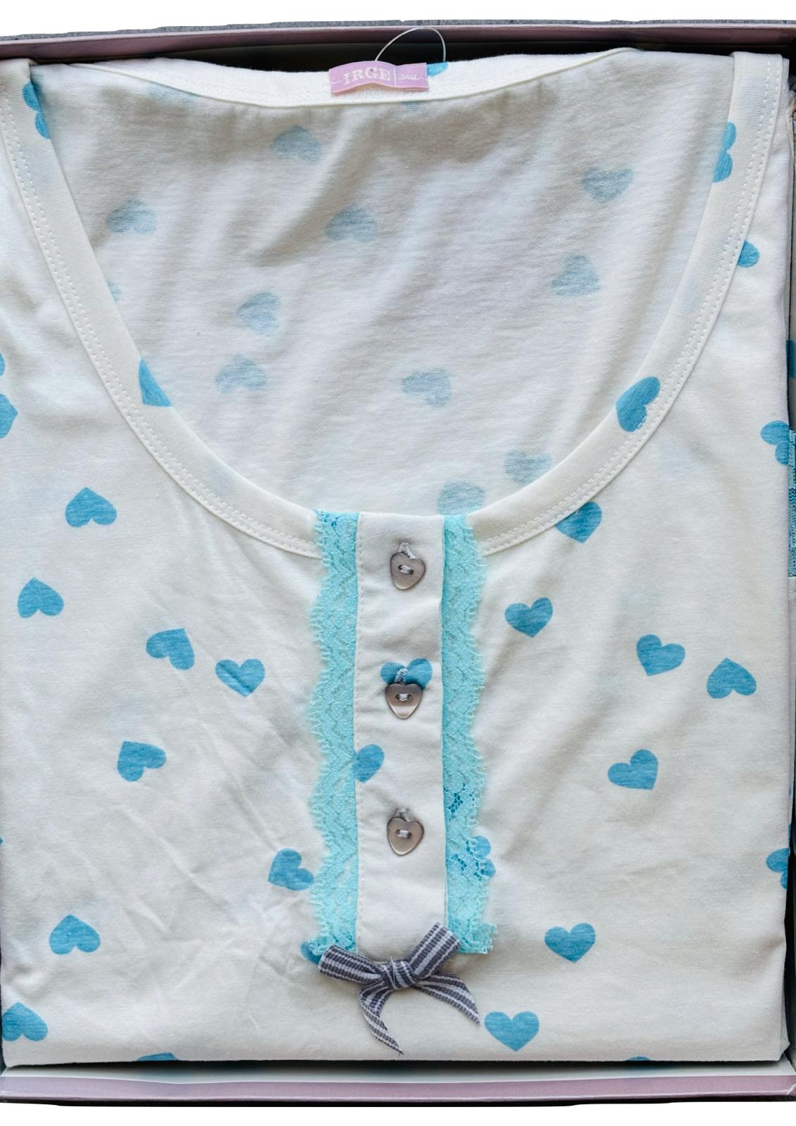 Camicia da notte in jersey spalla larga taglie calibrate IRGE