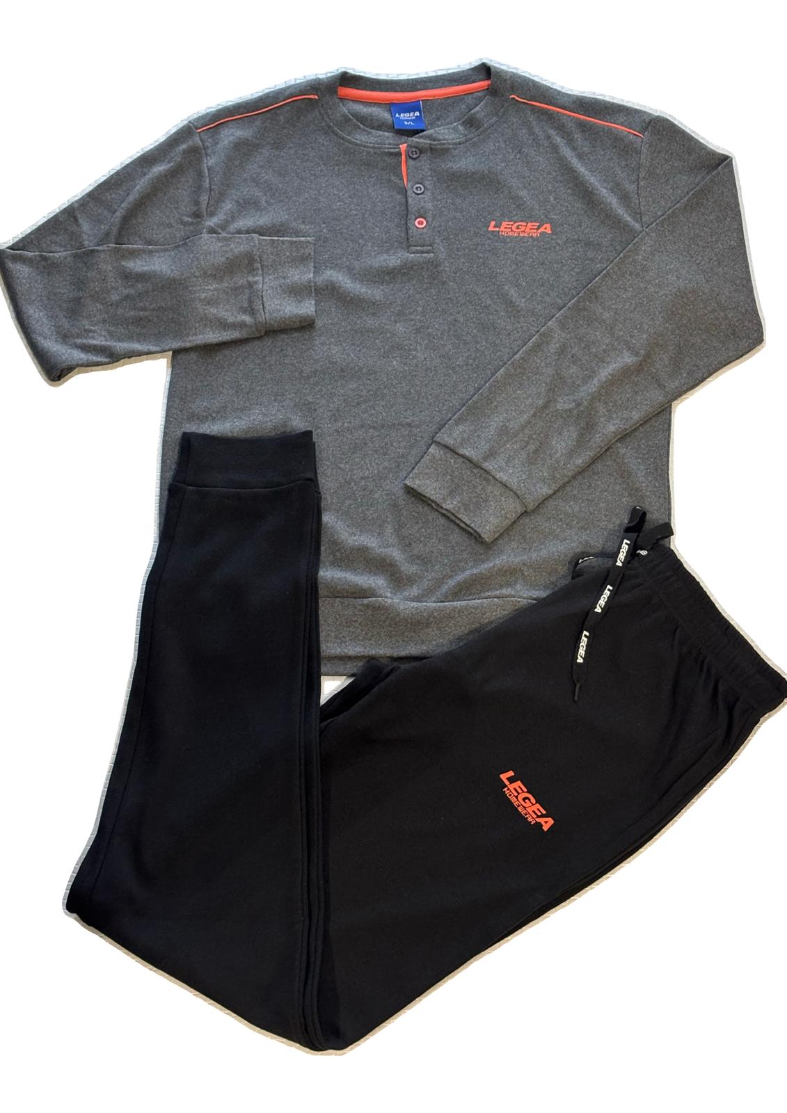 Pigiama Uomo in Cotone Interlock LEGEA Homewear - Taglie XL e XXL