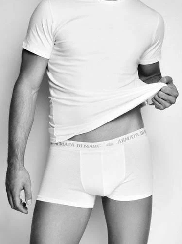 Boxer in morbido cotone elasticizzato con elastico stampato GT103 ARMATA DI MARE
