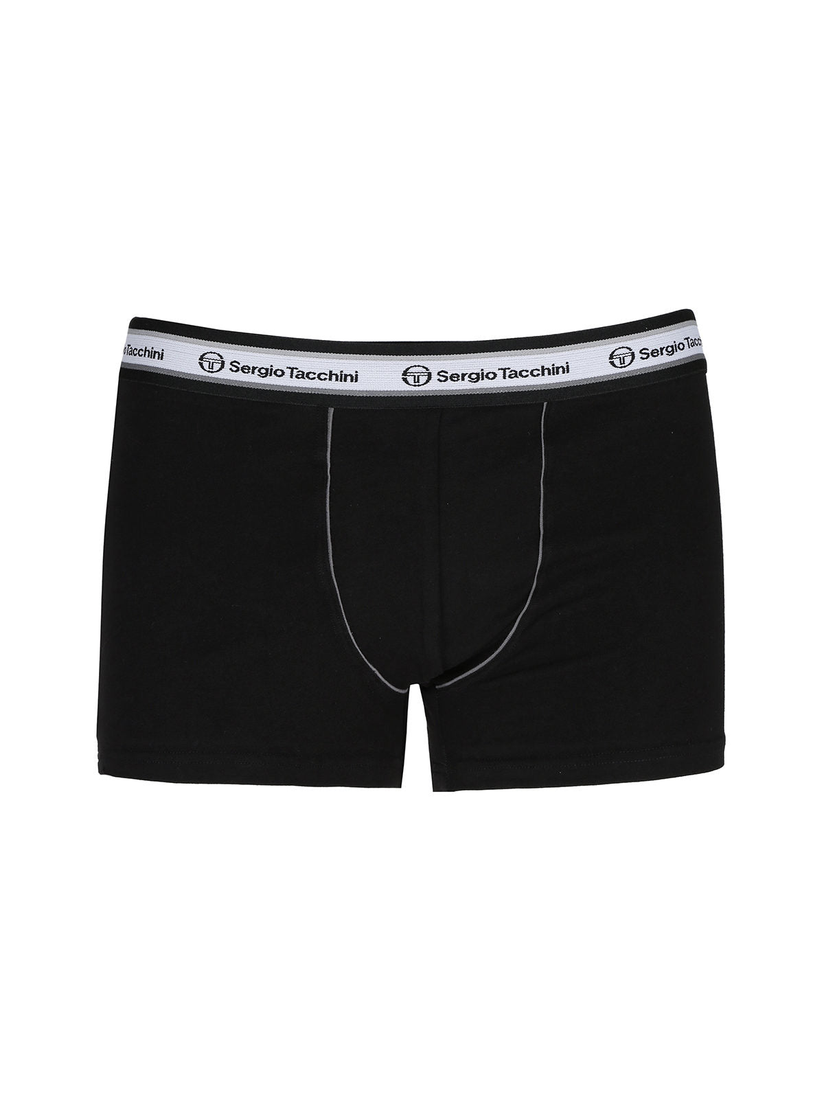 Boxer in cotone elasticizzato con elastico esterno con scritta SERGIO TACCHINI