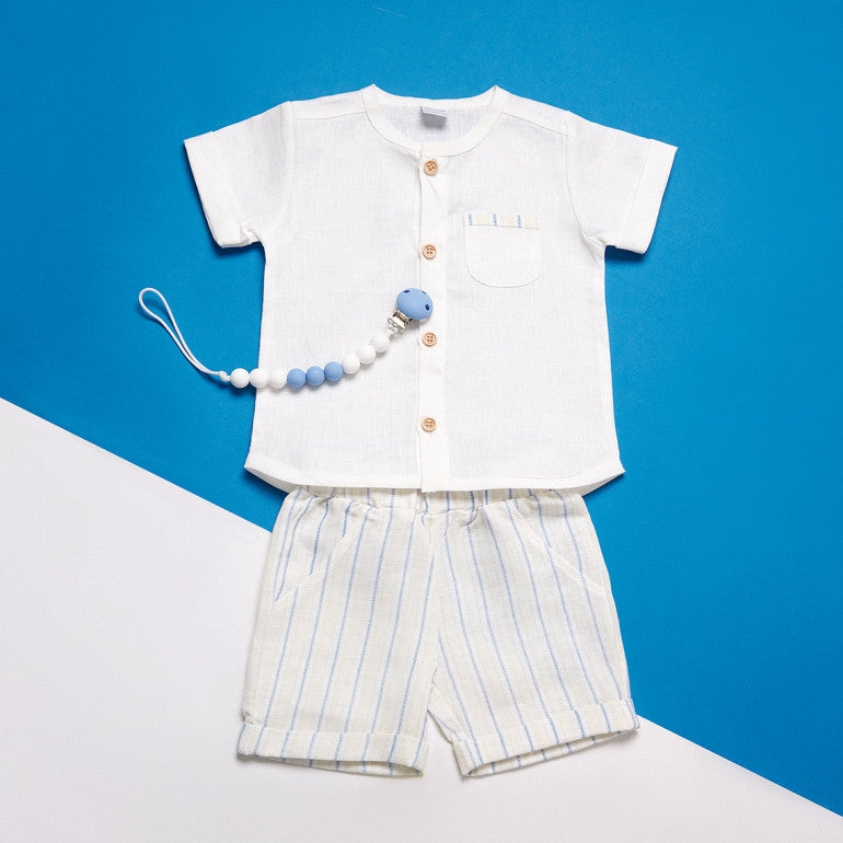 Completo Neonato 100% lino ELLEPI