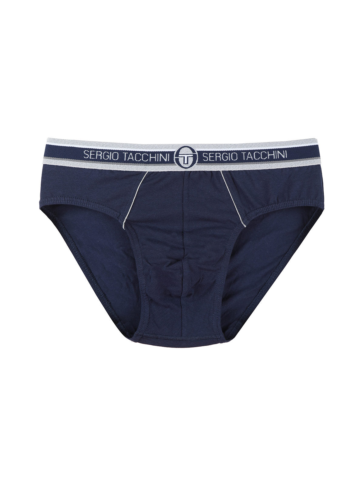 Slip in cotone elastico in vita con scritta marchio SERGIO TACCHINI
