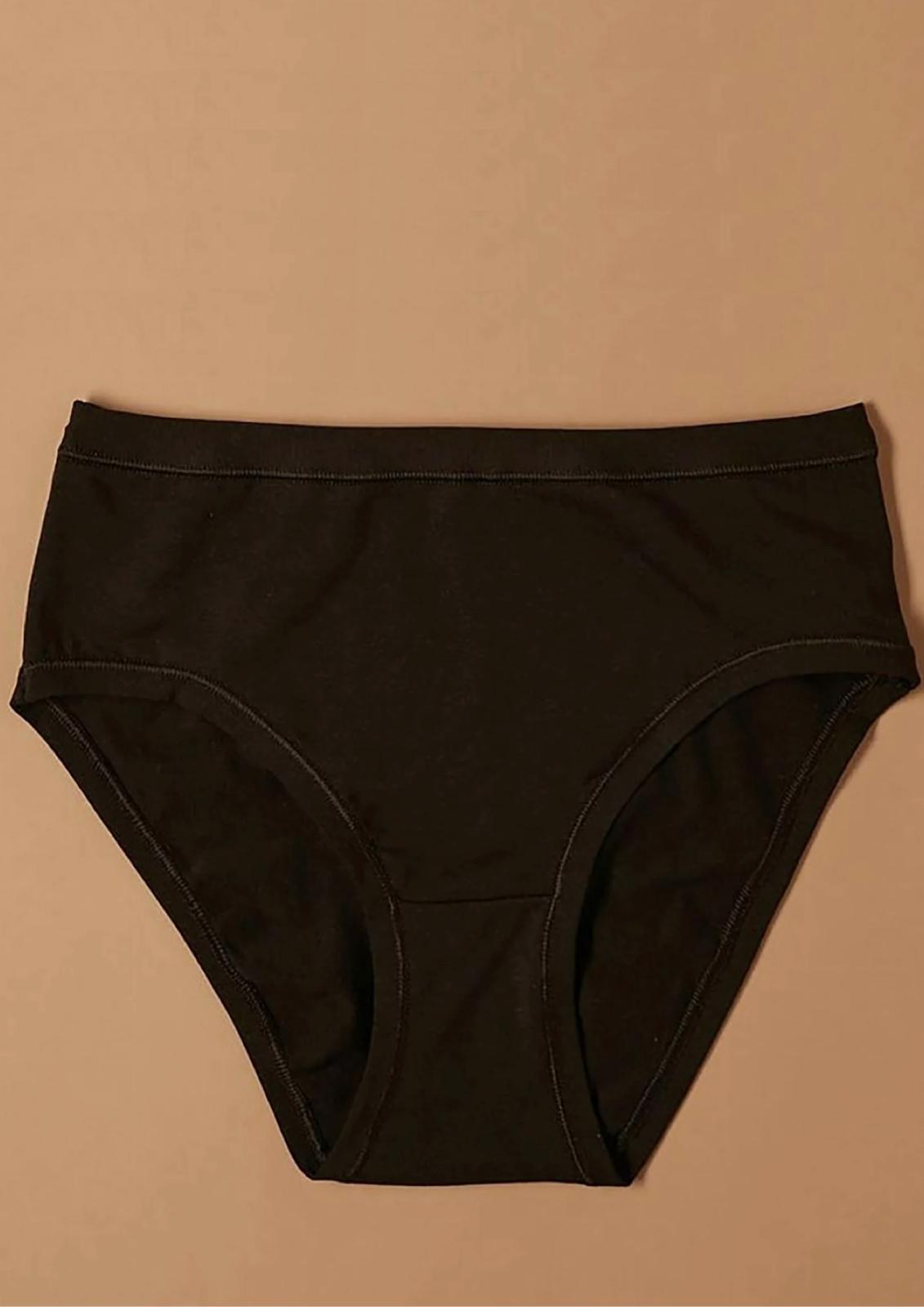 Slip Midi 786 JADEA cotone e modal nero | AV INTIMO