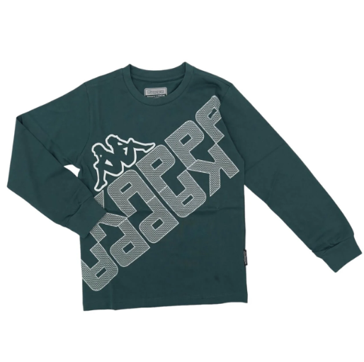 T-Shirt bambino e ragazzo manica lunga con stampa KAPPA