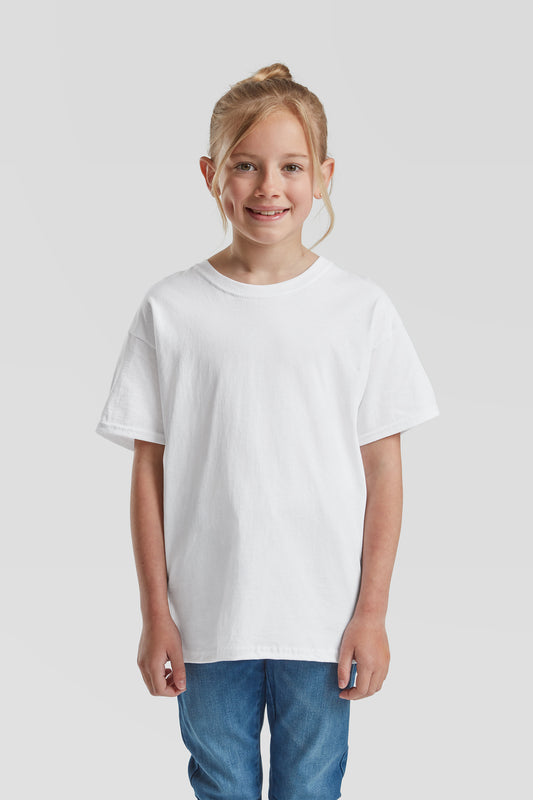 T-shirt manica corta Valueweight Bianco T FRUIT OF THE LOOM - Taglia 14/15 anni