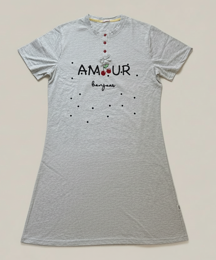 Camicia da notte in jersey manica corta IRGE