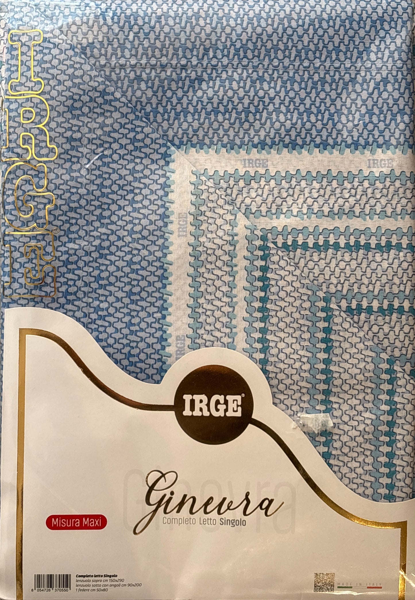 Completo Letto 1 piazza Misure Maxi - Linea Ginevra IRGE
