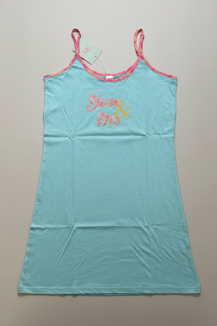 Canotta Donna Estiva in cotone con Spalline strette YOU&ME