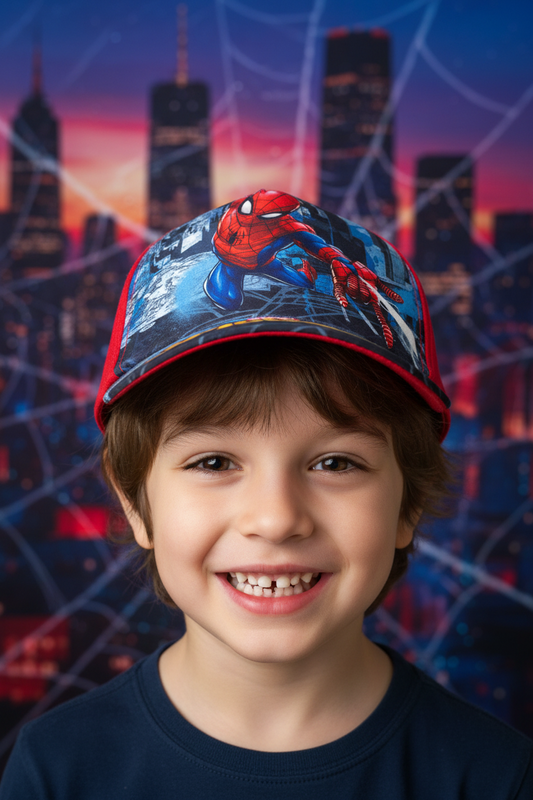 Berretto Bambino con stampa Spiderman