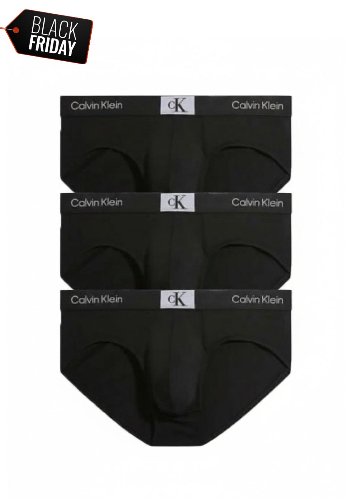 Confezione da 3 slip Uomo in cotone elasticizzato CALVIN KLEIN